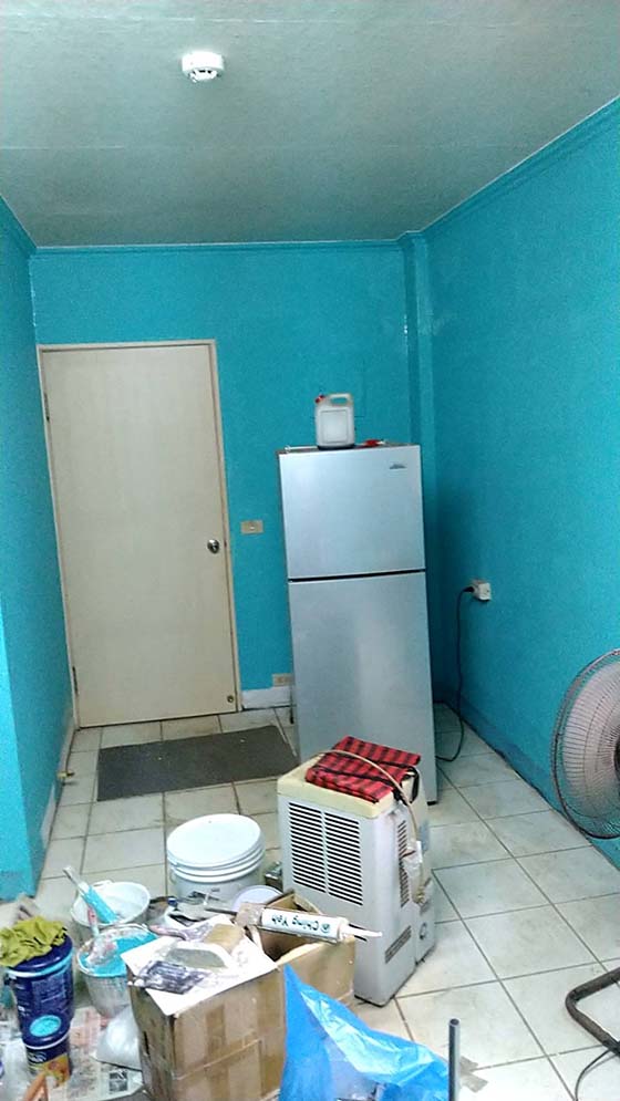 士林區仰德大道油漆完工